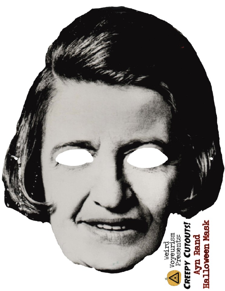 Ayn Rand mask