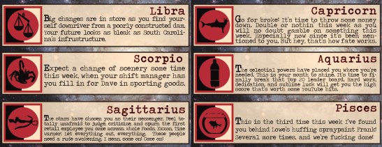 Oct. 11 Horrorscopes 3