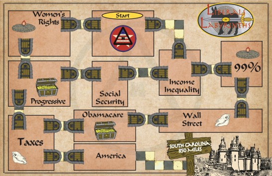 Liberals in Labyrinths board
