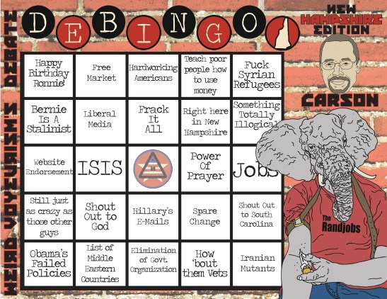 New Hampshire Carson card