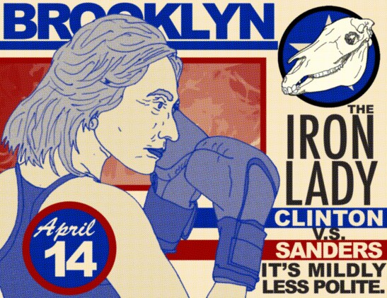 Hillary Poster Pixelated